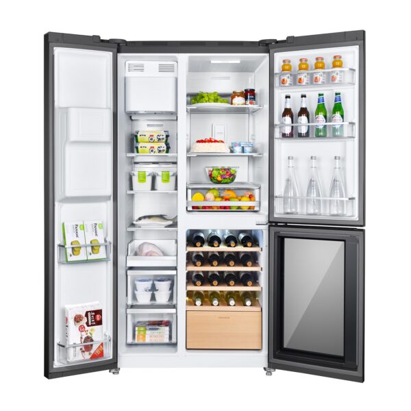 Refrigerador Side By Side / Cava 514 Lts. GRIS - Imagen 3