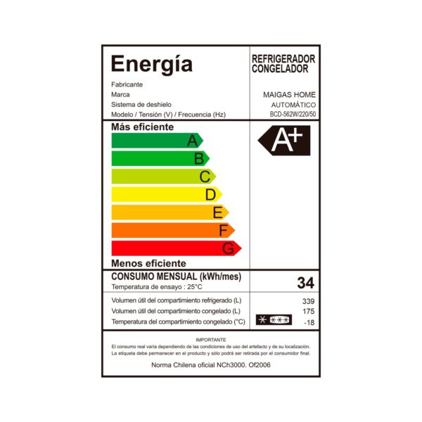 Refrigerador Side By Side / Cava 514 Lts. GRIS - Imagen 5