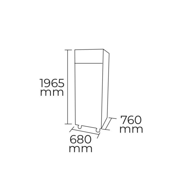 Refrigerador Vertical 1 Puerta 500 Lts. FAGARFM17 - Imagen 3