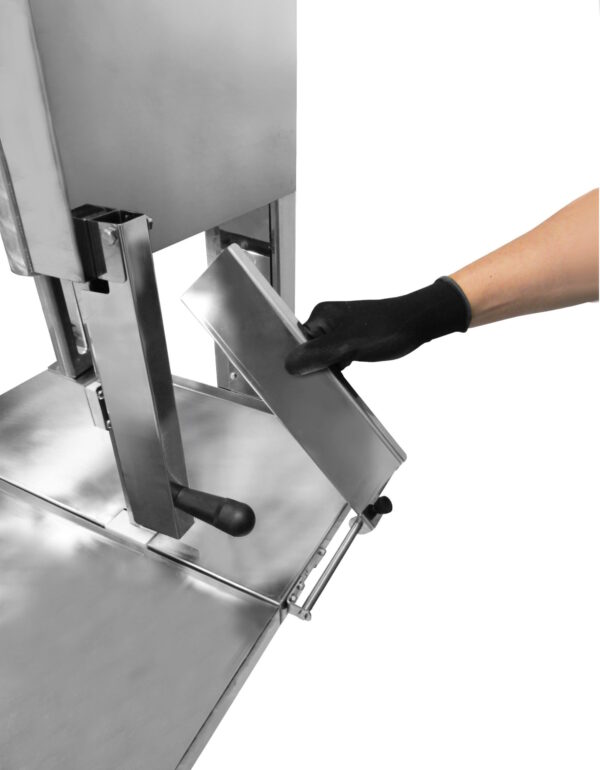 Sierra para carnes Prepintada Pedestal Metvisa - Imagen 3