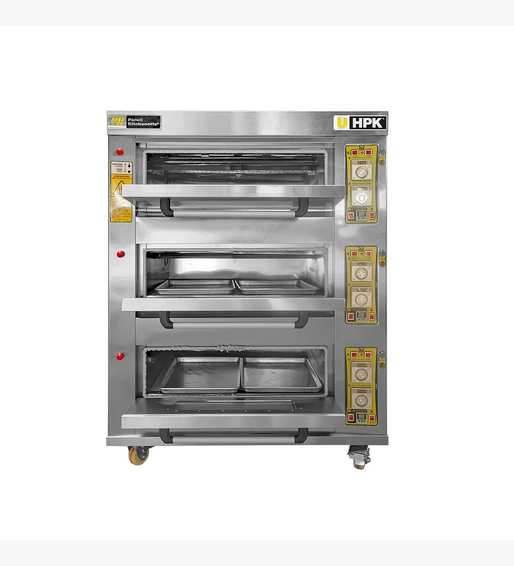 Horno de piso U HPK-3 40x60 Acero inoxidable - Imagen 3