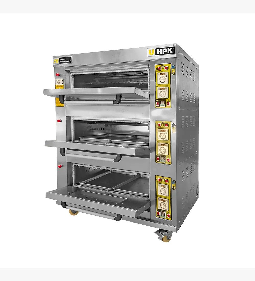 Horno de piso U HPK-3 40x60 Acero inoxidable