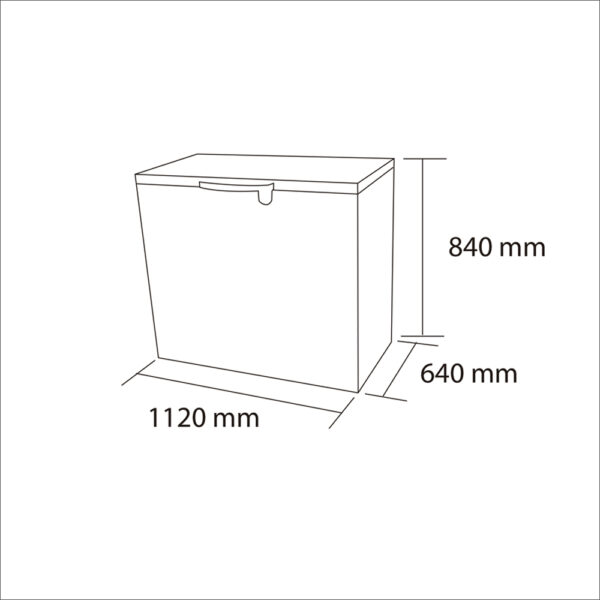 Congelador dual 295 lts. 1155 x 670 x 850 mm. - Imagen 4