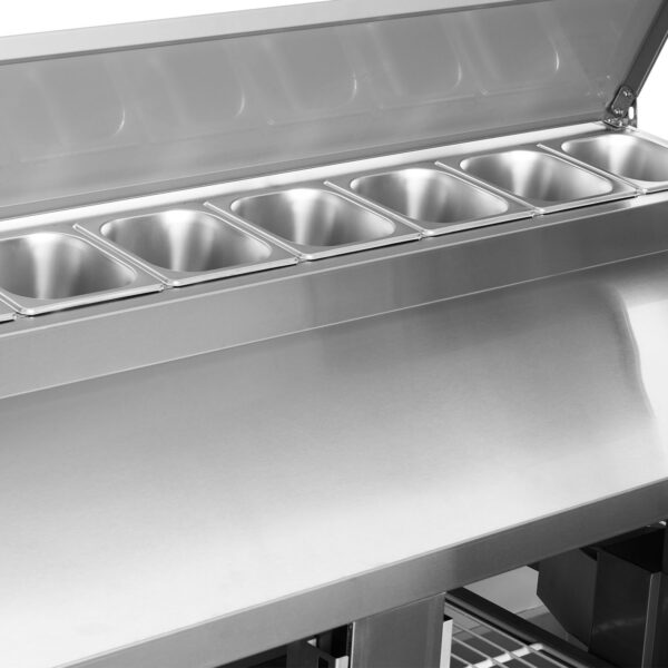Meson Saladette 3 Ptas Cub.Acero Inox. Vmrsl-375 Benefit Ventus - Imagen 5