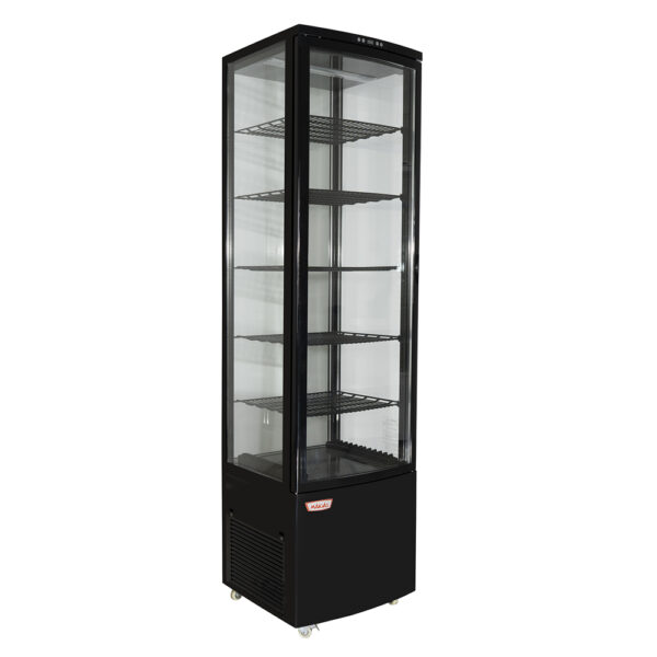 Vitrina Pastelera Vertical Negra 288 lts.
