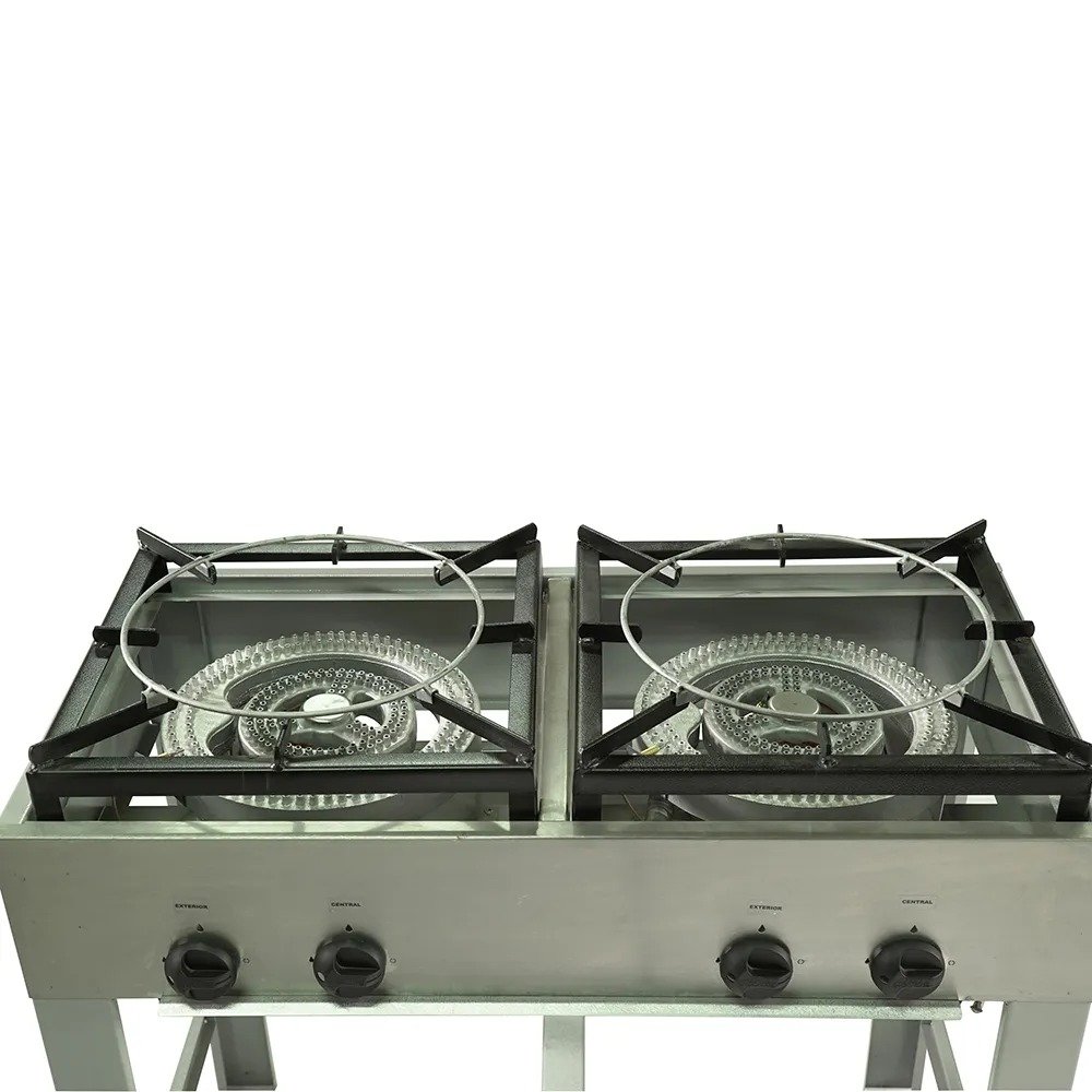 Anafe 2 Quemador Doble GLP Maigas - Imagen 2