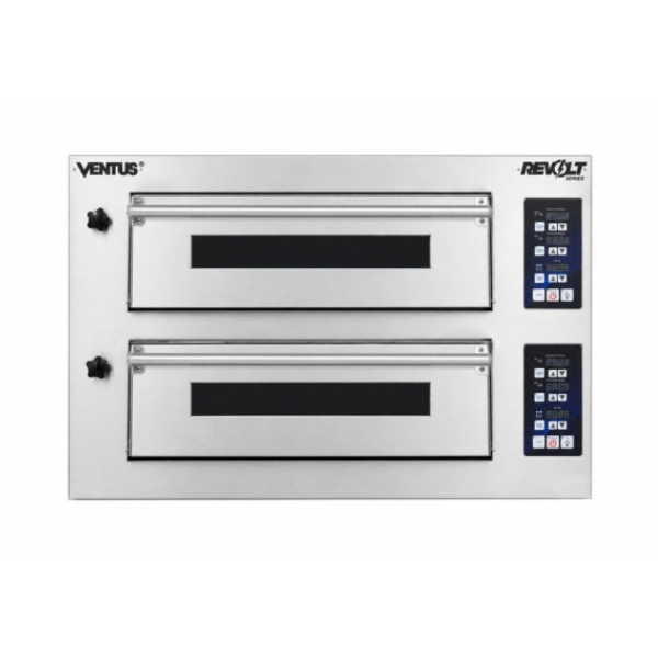 Horno pizza eléctrico 2 cámara REVOLT 2+MANILLA Ventus