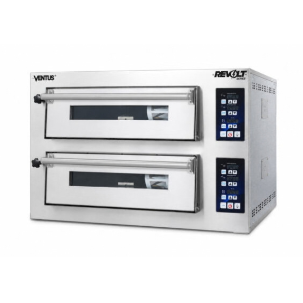 Horno pizza eléctrico 2 cámara REVOLT 2+MANILLA Ventus - Imagen 3